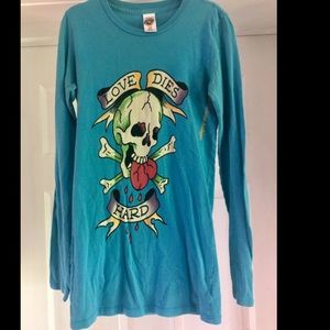 Ed Hardy love dies hard shirt